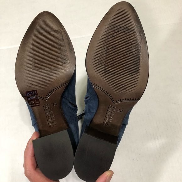 Alberto Fermani blue suede boots size 38 ( b#3) - Picture 7 of 8